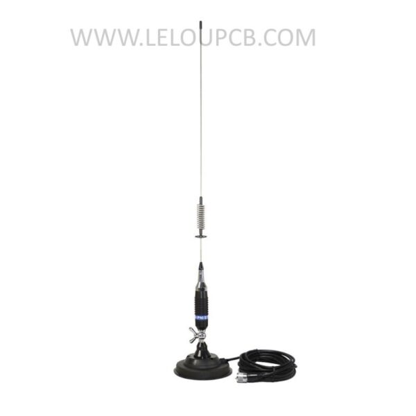 PNI S75 avec papillon, 26-28 MHz, longueur de la pointe 54 cm, aimant 125mm inclus