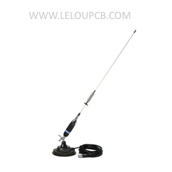 PNI S75 avec papillon, 26-28 MHz, longueur de la pointe 54 cm, aimant 125mm inclus