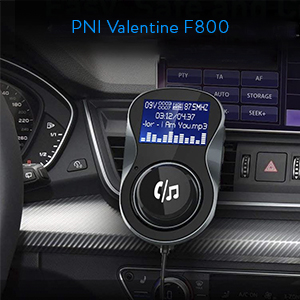 Modulateur FM Bluetooth PNI Valentine F800